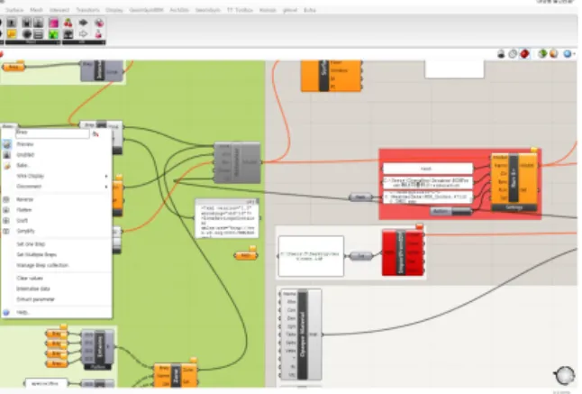 Figure 9 Display of ARCHSIM PlugIn
