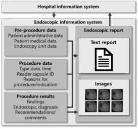 Fig. 2. Data Flow Between HIS and EIS Data  fields Patient  name Date  of  birth Sex Patient  ID