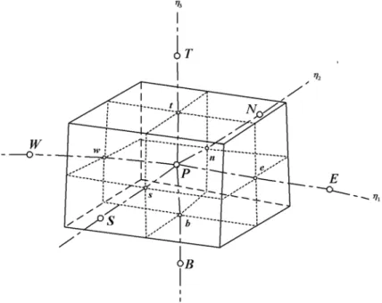 Fig. 2.2 Cell sur rounding computational node P