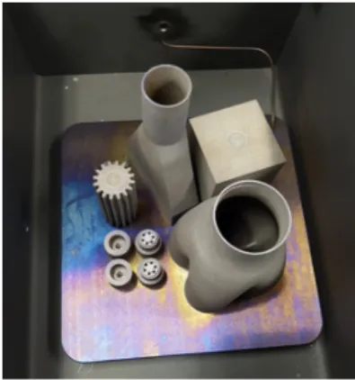 Fig. 8 The second case study results of metal laser 3D  printing (3D printing - Machining - Heat treatment)