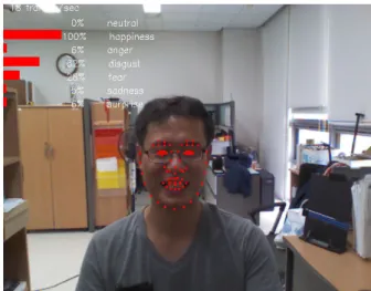 Fig. 8. Implemented Facial Expression Recognition System