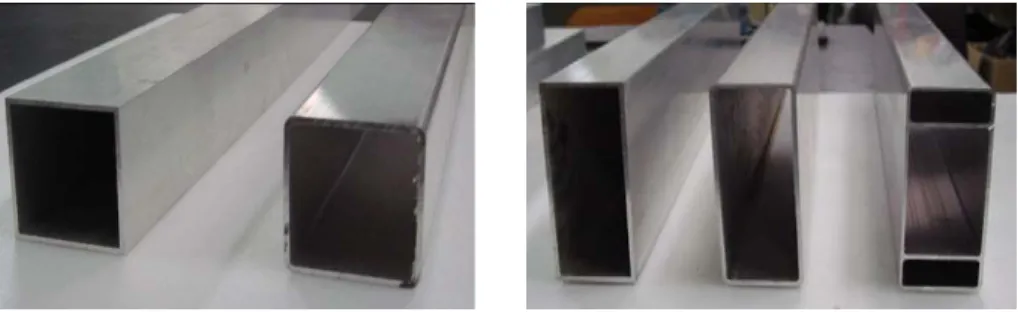 Fig. 3.3 Test specimens of front apron member and front side member