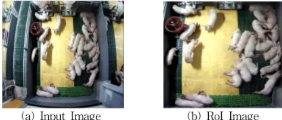 Fig.  6과  7은  연속적인  프레임  입력에  대해서  OpenCV에 서  제공하는  워터쉐드  기법[16]과  제안  방법을  각각  적용한 
