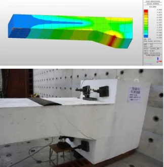 Fig. 20 Structural Failure by Diagonal Shear in Fix Connection Types Specimens