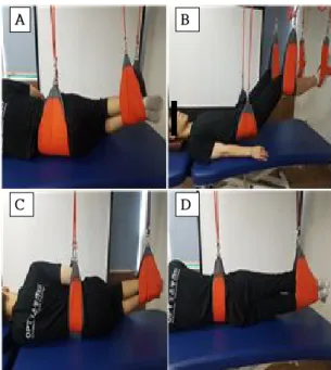 Figure 4. Core exercises in the thoracic and lumbar spine 대조군의 운동치료(4) 대조군의 운동프로그램은 척추측만증의 치료에 임상에 서 보편적으로 사용하고 있는 Kisner 와 Colby 의 운동치 료 방법 (Kisner 와 Colby, 2001) 을 시행하였다 운동치료
