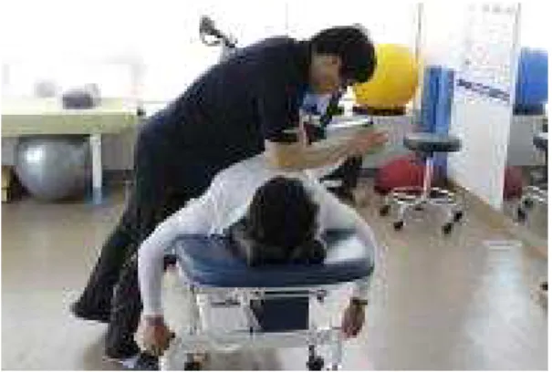 Figure  1.  Manual  therapy  on  lumbar