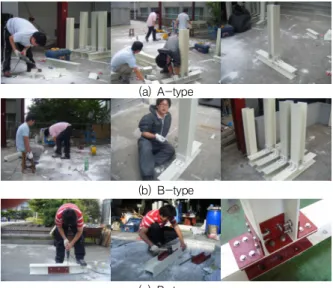 Fig. 16 Manufacturing process for bolted connections (Choi et al., 2010)