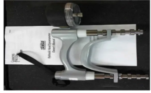 Fig  1.  Jamar  dynamometer