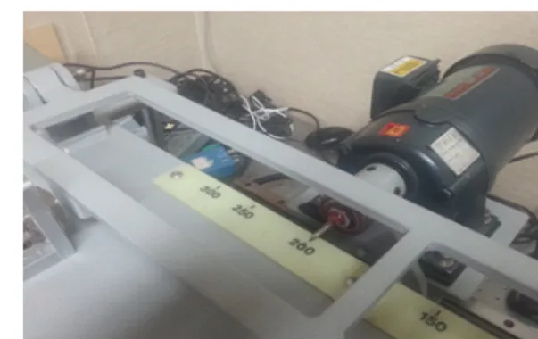 Fig. 2 Control panel of the impact tester