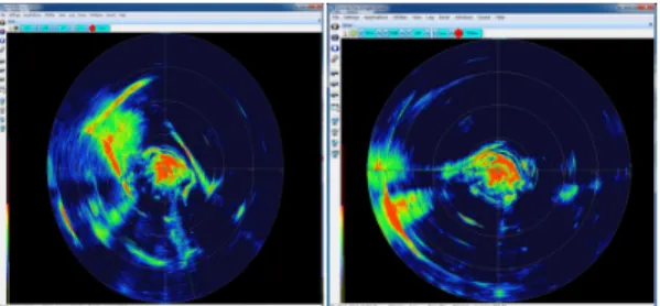 Fig. 17 The experimental results of cistern environment  using sonar sensor