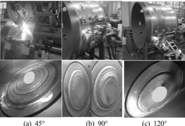Fig. 15 Micro structure of the welds and heat affected  zone on overlay welds (1Layer 21.3kJ/inch, 2Layer  23.5kJ/inch, 3Layer 23.5kJ/inch)