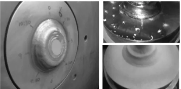 Fig. 18 PAD welds appearance and PT Test 
