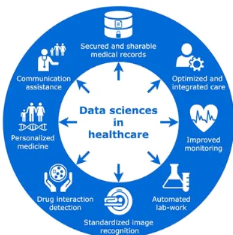 Fig.  1-1  Data  Sciences  in  Healthcare 