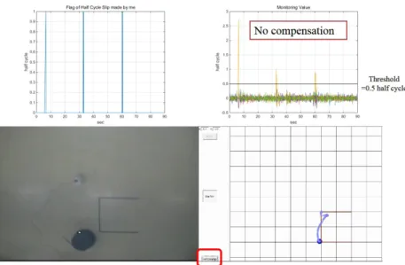 Fig. 31.  Real-time video that does not compensate for half-cycle slip.