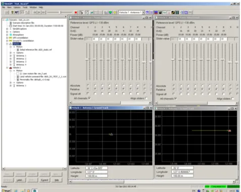 Fig. 6 shows the result of receiving generated signals from  the spoofing simulation device at the GPS software receiver