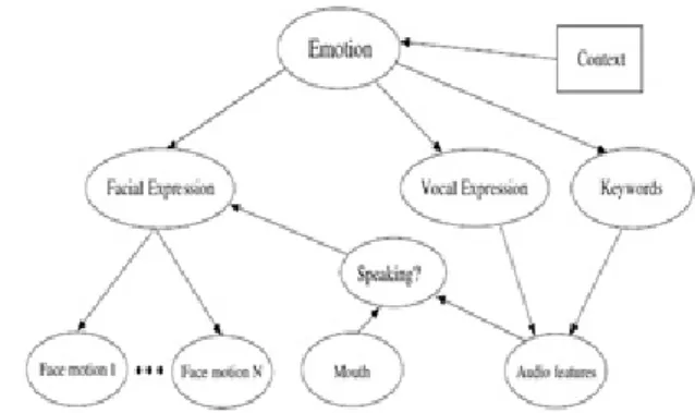 Figure 1 shows the structure of the relationship between  emotion and various expressions.