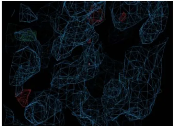 그림 12-1. Human RNA polymerase II 물질인 1SFO[27]의 3차원  전자밀도 정보