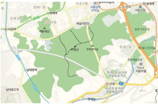 Fig. 1. Investigated area.