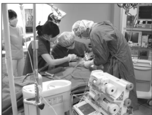 Fig.  1.  Conscious  sedation  using  propofol  and  remi- remi-fentanil  TCI.법,  정주  진정법  등이  있으며,  일반적으로  치과진료실에서  의식하  진정(conscious  sedation)을  이용한  행동조절법이 시행된다(Reilly  1992)