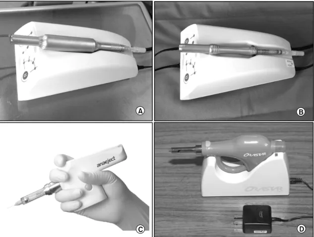 Fig.  9.  Electric  anesthesia  systems;  SleeperOne  (A),  QuickSleeper  (B),  Anaeject  (C),  Ora  Star  (D).