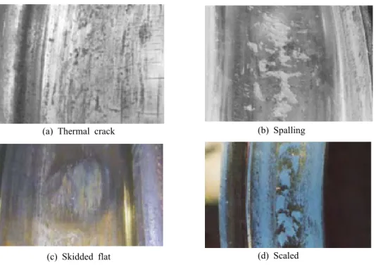 Fig. 6 Examples of convex type defects