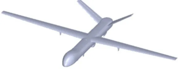 Fig. 1 The shape of the equivalent structure for UAV