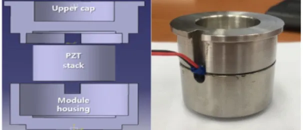 Fig. 4 Pzt actuator module