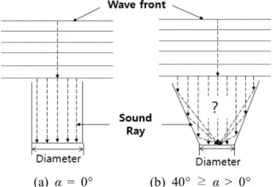Fig.  5  Boundary  and  excited  condition  of  analysis  model  for  a  horn  guide  ultrasonic  sensor