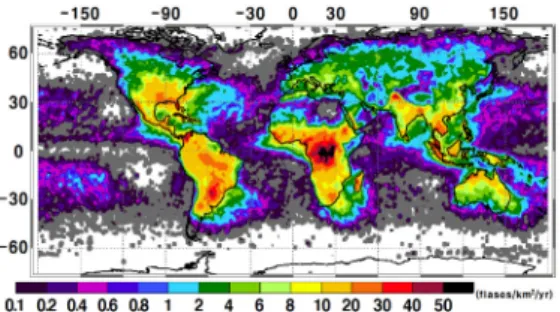 Fig. 1 Would wide lightning strikes 6)