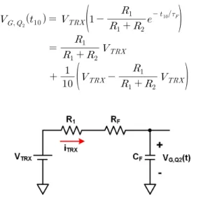 Fig. 4.  Equivalent  circuit  model  for  fall  time  analysis.