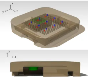Fig. 2 The schematic diagram of foaming sponge  seat with the auxiliary plastic member