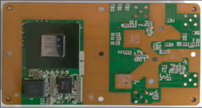 그림  4.  비콘수신기 RF  PCB Fig.  4.  A  RF  PCB  of  beacon  receiver.