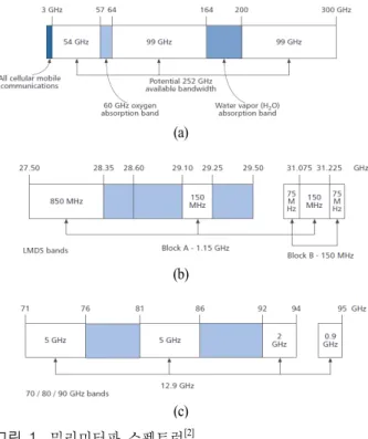 Fig. 1.  Millimeter  wave  spectrum [2] .