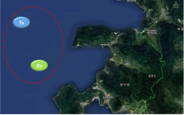 그림 1. 실측데이터 측정지역 Fig. 1. Measurement  area  map