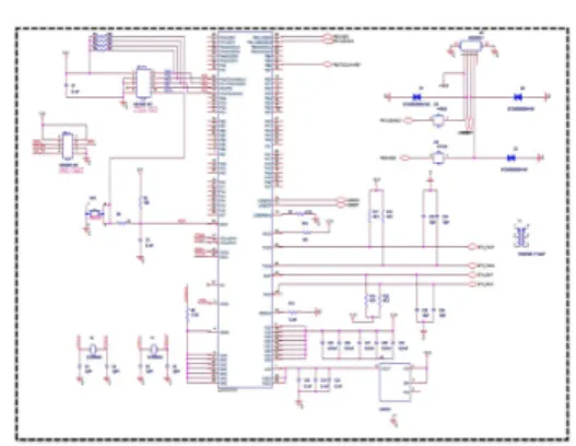 그림 5. LED  가로등 컨트롤러 H/W  회로도 Fig. 5. LED  streetlight  controller  H  /  W  circuit