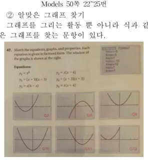 [그림 Ⅳ-33] Thinking With Mathematical Models 39쪽 C번