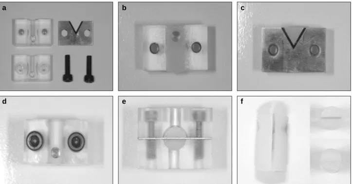 Figure 2. Procedure of assembling the mold.
