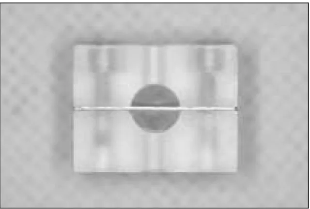 Figure 2.  Each component of the mold. Figure 3.  Assembled mold.