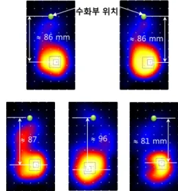 그림  6.  평면형 팬텀에서 SAR  패턴 측정