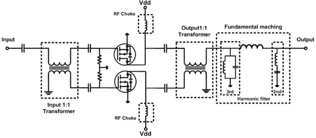 그림  3.  설계된 40  W급 전류 모드 D급 전력증폭기의 회로도 Fig. 3.  A  schematic  diagram  of  the  40  watt  CMCD  power  amplifier.