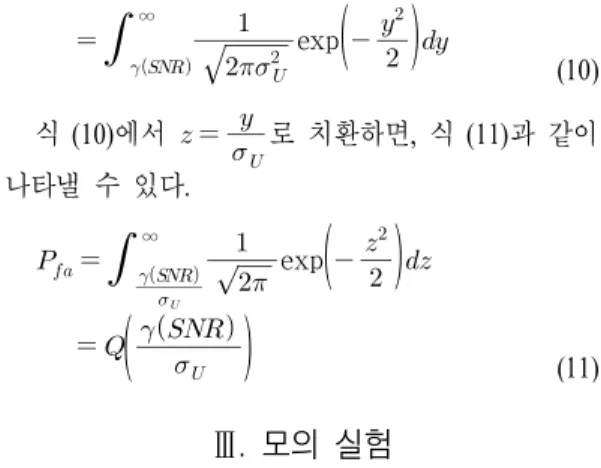 표  1.  모의 실험 파라미터 Table  1.  Simulation  parameters.