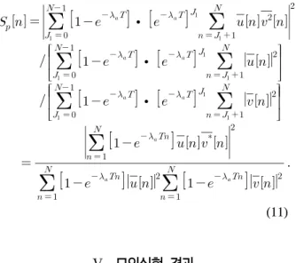 그림 1.   과  의 상호상관을 구하는 과정 Fig. 1.  The  crosscorrelation  of     and  