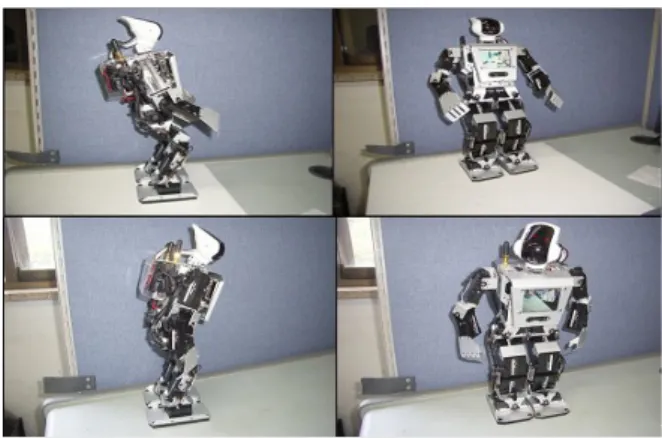Fig. 8.  Implementation  of  a  humanoid  robot  behavior