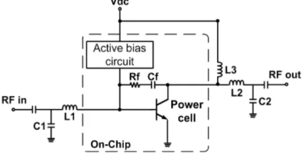 Fig. 1.  A  schematic  diagram  of  the  linear  power  ampli- ampli-fier.