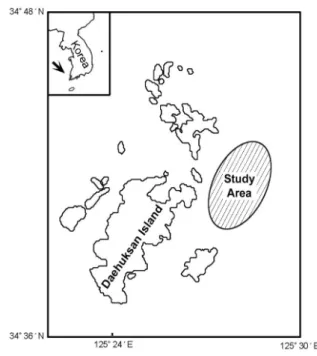 Fig. 1. Map showing the sampling area.