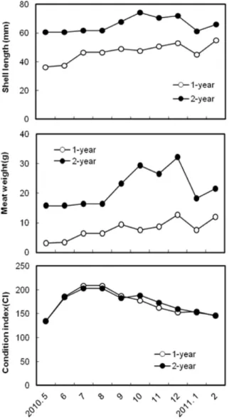 Fig. 4. Haliotis discus hannai: oxygen consumption related to  seasonal variation.  Values are means ± SD