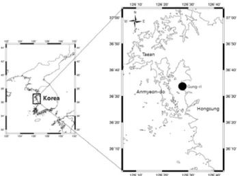 Fig. 1. Map showing sampling location.  