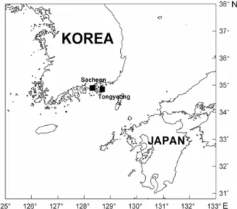 Table 1. Number of specimen of common octopus, Octopus vulgaris sampled from the South Sea of Korea.