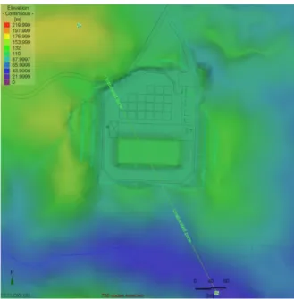 Fig. 1. Bird eye's view of the study area.
