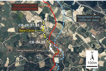 Fig. 6. Revised map of Yongcheon Cave.